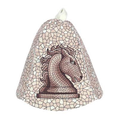 Шапка для бани и сауны "Ход конем" "Банные штучки", войлок /20