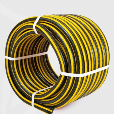 Шланг поливочный Жук Комфорт 3-х слойный желтый д.3/4-19мм (25м) арт.325715-00