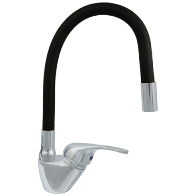 Смеситель утка однор. ЦС-СМ 27/2ш D35 М42 гибкий излив , силикон Черный СТ300247 Смеситель утка однор. ЦС-СМ 27/2ш D35 М42 гибкий излив , силикон Черный СТ300247