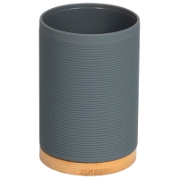 Стакан Swensa KOI SWP-2415GRY-03 серый пластик