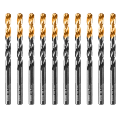 Сверло по металлу, 7 мм, HSS-Tin, Golden Tip, 10 шт.// Denzel арт.717217 Сверло по металлу, 7 мм, HSS-Tin, Golden Tip, 10 шт.// Denzel арт.717217