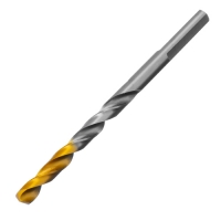 Сверло спиральное по металлу 5 x 86мм, Р6М5, Golden Tip // Denzel арт.718233 Сверло спиральное по металлу 5 x 86мм, Р6М5, Golden Tip // Denzel арт.718233