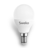 Светодиодная лампа Sweko 42 серия 42LED-G45-10W-230-6500K-E14 Светодиодная лампа Sweko 42 серия 42LED-G45-10W-230-6500K-E14