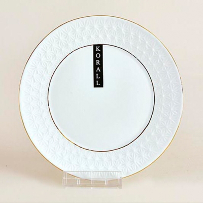 Тарелка десертная 16.5см 2 ф.круг. mail box, снежная королева/з CS228817-A