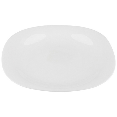 Тарелка десертная, Domestico, размер: 19,5*19,5 см, из опалового стекла/белая арт.110755