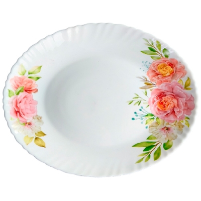 Тарелка обеденная 24,1 см JEWEL Жизель 7265 (стеклокерамика) (ПС0054-48)