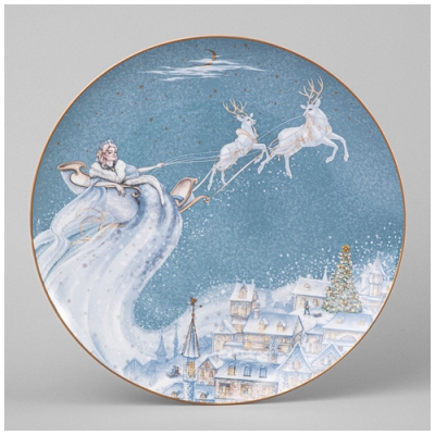 Тарелка обеденная lefard "Снежная королева" 25,5 см 590-631