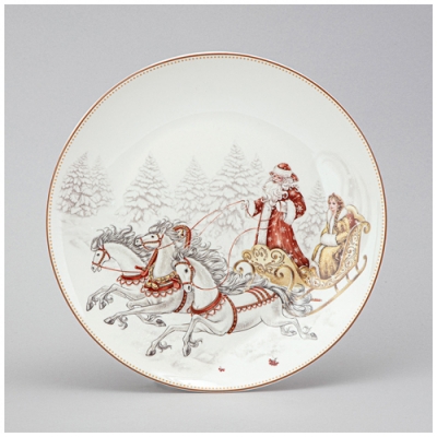 Тарелка закусочная lefard "Морозко" 20,5 см 85-2036