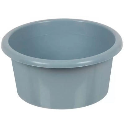 Таз 10л круглый без крышки (серо-синий) 081049 Виолет