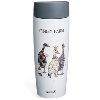 Термокружка agness "Family farm" 360мл 709-121