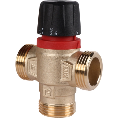 Термостат. смесит. клапан для систем отопления и ГВС 1 НР 35-60 С KV 2,5 (боковое смешивание) ROMMER