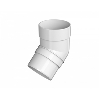 ТН ОПТИМА Колено трубы 135* белый ЕКН 054380 ТН ОПТИМА Колено трубы 135* белый ЕКН 054380