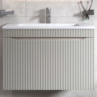 Тумба Vigo Alba 800-0-1 навесная, тирамису (под умывальник Modul-80)