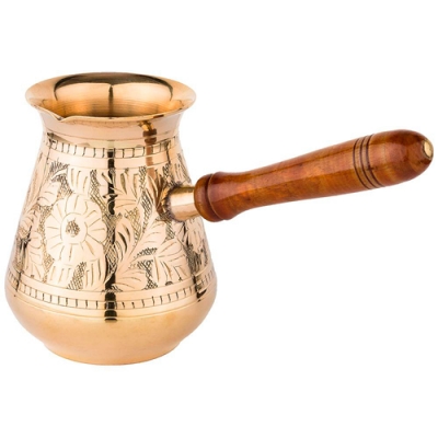 Турка резная "Graving" 600мл. латунь 733-115