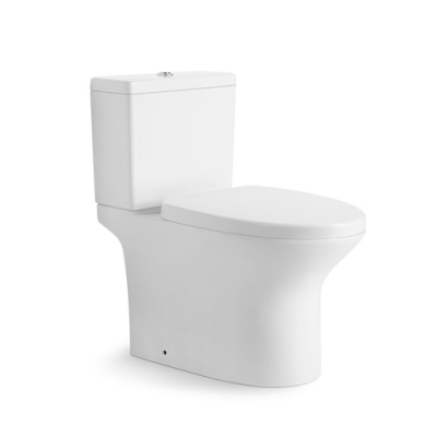 Унитаз-компакт EvaGold EG315T безободковый круговой смыв, сиденье тонкое ДП, гориз. выпуск