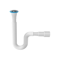 Универсальный гофросифон 100шт в коробке 1209