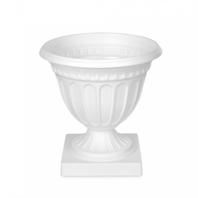 Вазон Олимпия Альтернатива 12л (белый) (уп.5) М9035