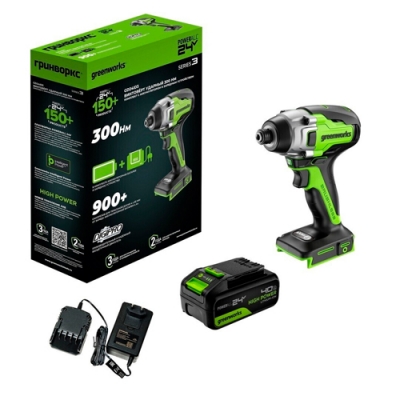 Винтоверт уд.акк.GD24ID3,б/щет,0-2800об/мин,4000уд/мин,HEX 1/4, 300Нм,1x4Ач,ЗУ,кор (3802807CUB) Винтоверт уд.акк.GD24ID3,б/щет,0-2800об/мин,4000уд/мин,HEX 1/4, 300Нм,1x4Ач,ЗУ,кор (3802807CUB)