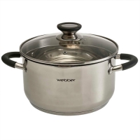 WEBBER BE-374/2 Кастрюля из нерж стали со стеклянной крышкой (d=22; 4,7 л) (4) WEBBER BE-374/2 Кастрюля из нерж стали со стеклянной крышкой (d=22; 4,7 л) (4)