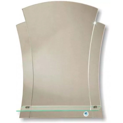 Зеркало Континент Лотос (480*580) с полкой