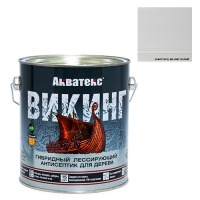 Акватекс ВИКИНГ (гибридный лессирующий антисептик для дерева) 2,5 л (белый) (80258)