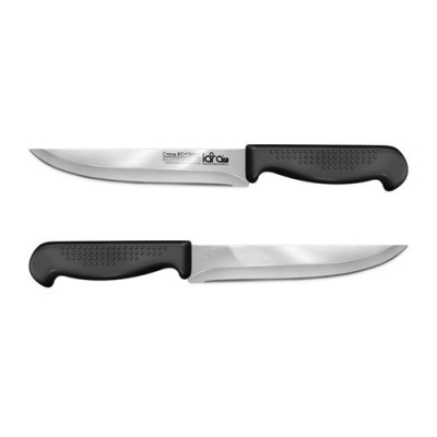 LR05-45 LARA Нож поварской 17.8см/7, пластиковая черная ручка, сталь