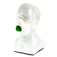 Полумаска фильтрующая формованная, модель "ИСТОК", с клапаном выдоха, FFP2 NR// Россия арт.892597