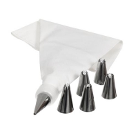 Набор для декорирования выпечки (мешок+6 стальных насадок) Marmiton /144/18 16182