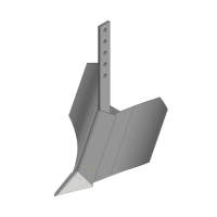 Окучник однорядный, стойка 8*400мм, нерегулируемый, без сцепки 01.05.12