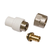 Переходник комбинированный PPR 20 - PЕХ16х2(цанга) C-TB Tebo