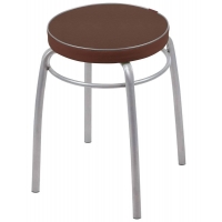 Табурет Фабрик-1 с/об на 4-х опорах (круглое сидение диаметр 320) коричневый ТФ01 Табурет Фабрик-1 с/об на 4-х опорах (круглое сидение диаметр 320) коричневый ТФ01