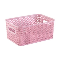 Корзинка "Вязь" 3л 235х173х105мм (розовый нюд) 531011 "Виолет"