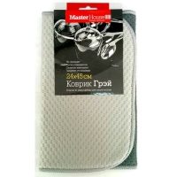 Коврик из микрофибры для сушки коврик Грэй (60379) Мастер Хаус
