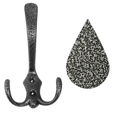 Крючок мебельный большой Антик серебро -С (КМ-1)