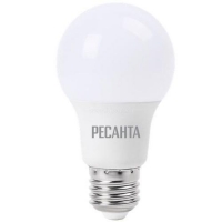 Лампа светодиодная LL-R-A60-9W-230-4K-E27 (груша, 9Вт, нейтр., Е27) Ресанта 76/1/14