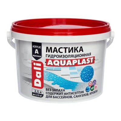 Мастика "Аквапласт" 2,5 л. голубой (20236)