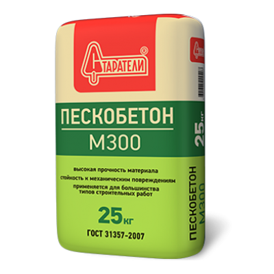 Пескобетон М300 25 кг Старатели