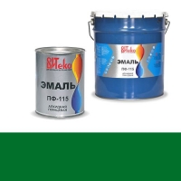 Эмаль ПФ-115 (Ярко-зеленая 2.6 кг Витеко)