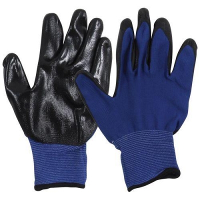 Перчатки хоз.РАRК ЕL-N126 размер 9(L), цвет синий с черным арт.001058