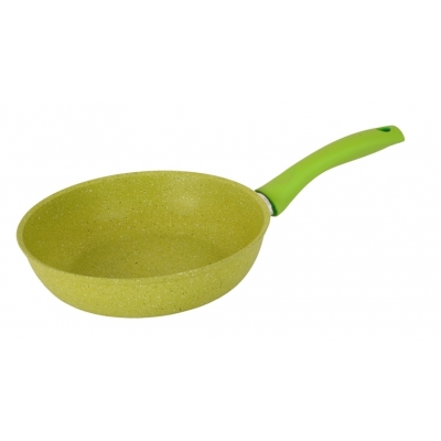 Сковорода 220мм с ручкой, АП линия Trendy style (lime) Kukmara 220tsl