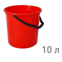 Ведро ТЮЛЬПАН 10 л КРАСНЫЙ