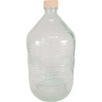 Бутыль 82-030-ГВ62 "Рифленая" 5 л прозрачная с крышкой Бутыль 82-030-ГВ62 "Рифленая" 5 л прозрачная с крышкой