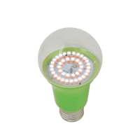 Лампа светодиодная для растений. Форма A, прозрачная. Спектр для рассады и цветения. Картон. ТМ Un Лампа светодиодная для растений. Форма A, прозрачная. Спектр для рассады и цветения. Картон. ТМ Un