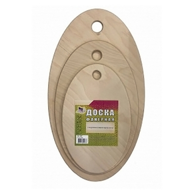 Набор досок фанерных, 6 мм, овал., 3 шт. 2317