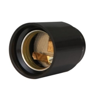 Патрон карболит. Е27 подвесной М10 черный 4А 250В (5565228) Универсал