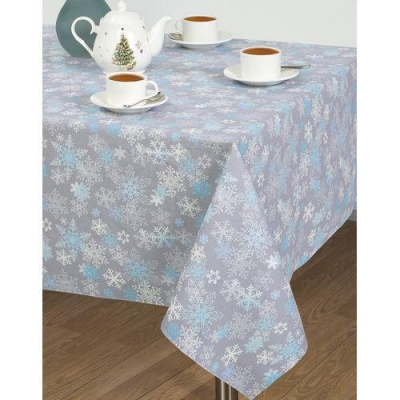 Скатерть рогожка Льдинка 150х185