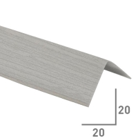 Угол 20x20 мм Серый Ясень "ИДЕАЛ" 2,7м 25 шт. Угол 20x20 мм Серый Ясень "ИДЕАЛ" 2,7м 25 шт.