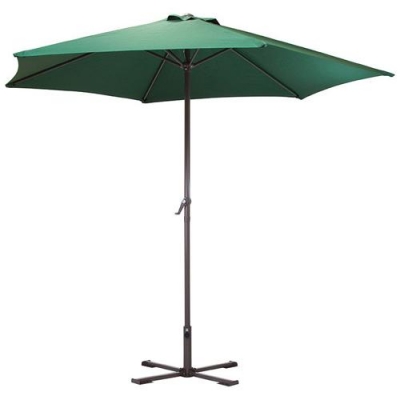 Зонт садовый GU-03 (зеленый) с крестообразным основанием арт.093011