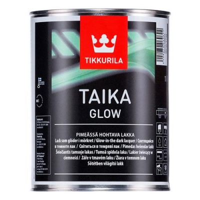 Лак светящийся в темноте TAIKA GLOW мат 1 л.