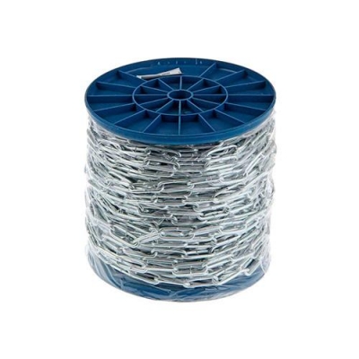 Цепь сварная длиннозвенная, оцинк.DIN 763 LLC 8 (20м) катушка г.Калуга